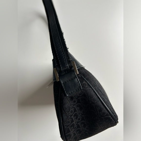 Authentic Christian Dior by John Galliano F/W 2005 Black Diorissimo Shoulder Bag - Picture 4 of 10